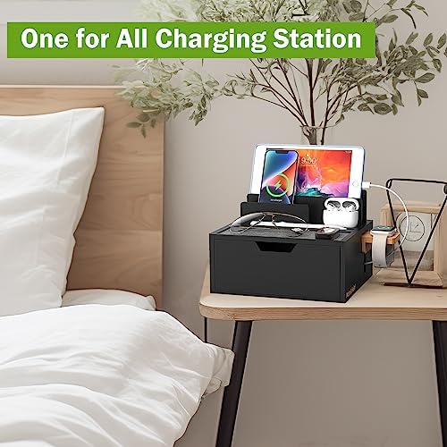 EcoCharge Pro Bamboo Charging Station