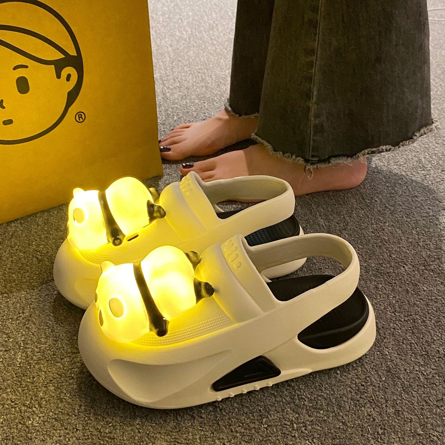 PandaGlow FunStep Sandals